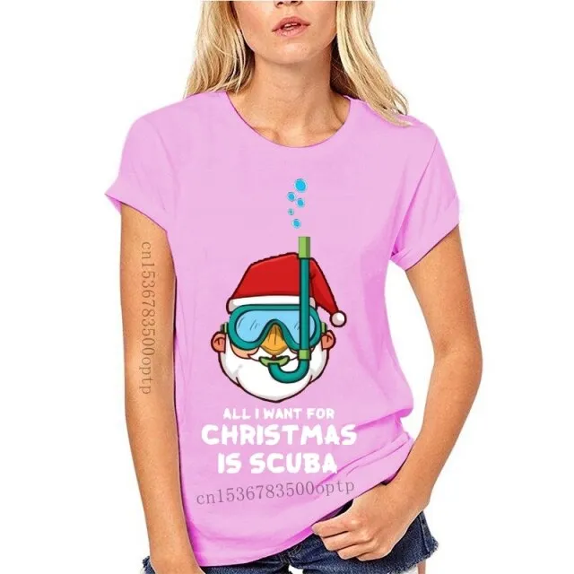 Scuba diving T-Shirt for Women | All I want for Christmas is Scuba