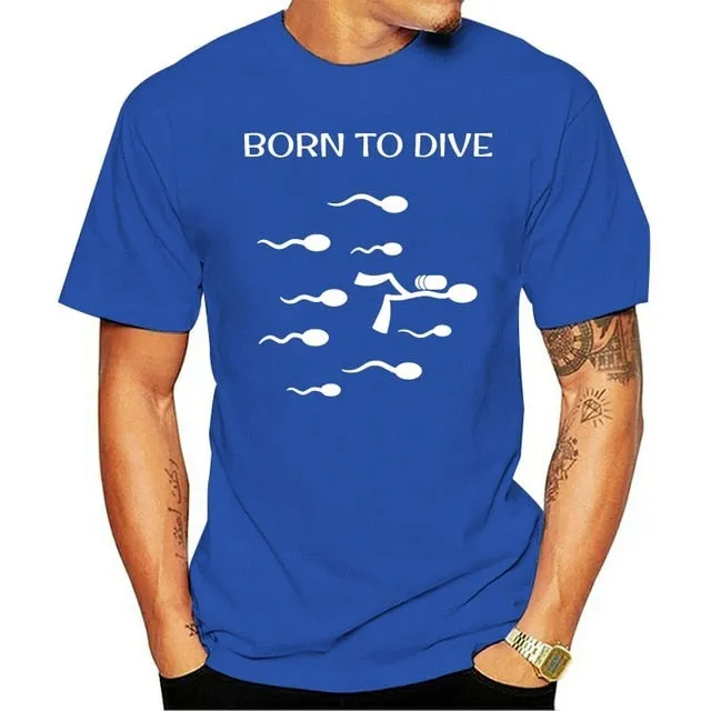 Scuba diving T-Shirt for Women and Men | Born to dive