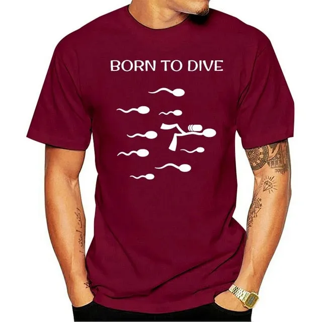 Scuba diving T-Shirt for Women and Men | Born to dive