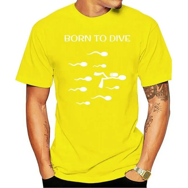 Scuba diving T-Shirt for Women and Men | Born to dive