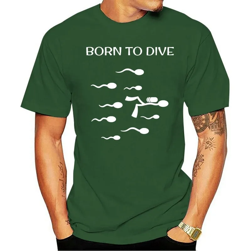 Scuba diving T-Shirt for Women and Men | Born to dive