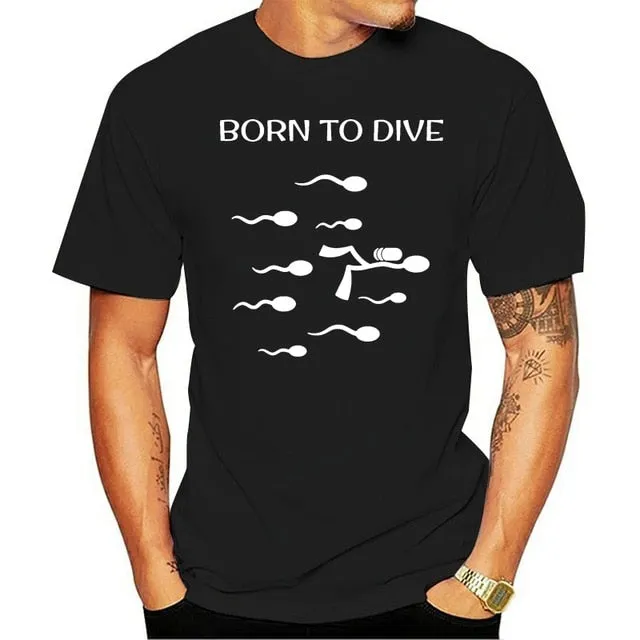 Scuba diving T-Shirt for Women and Men | Born to dive