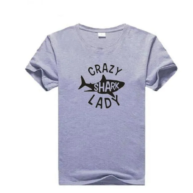 Scuba diving T-Shirt for Women | Crazy Shark Lady