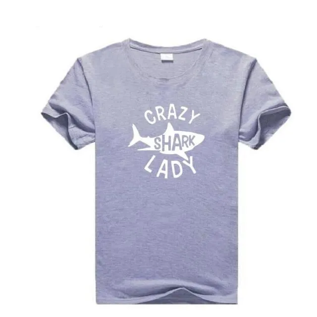 Scuba diving T-Shirt for Women | Crazy Shark Lady