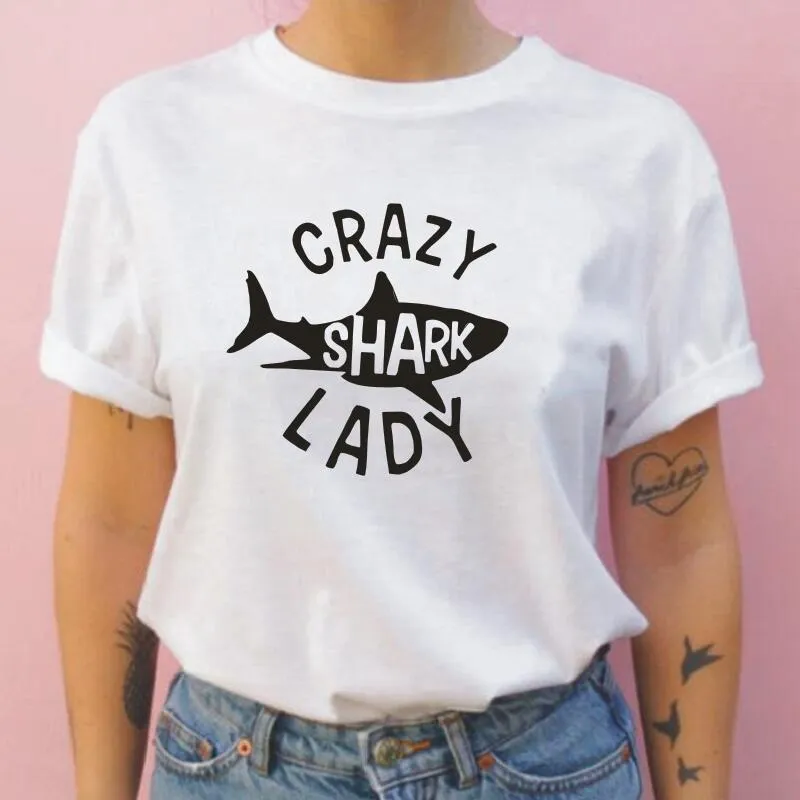 Scuba diving T-Shirt for Women | Crazy Shark Lady