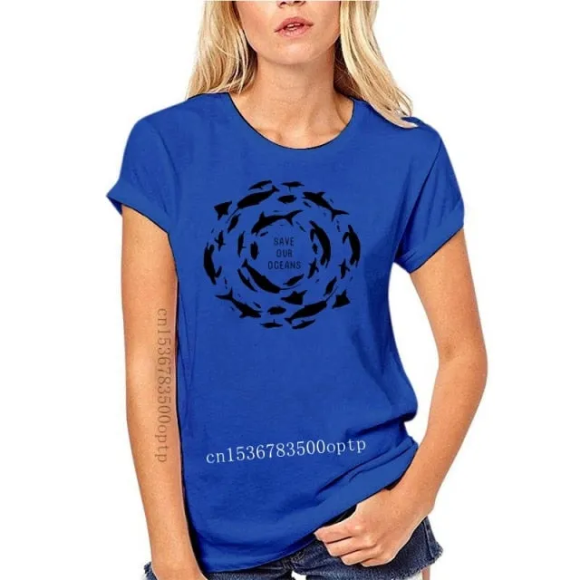 Scuba diving T-Shirt for Women | Save Our Oceans