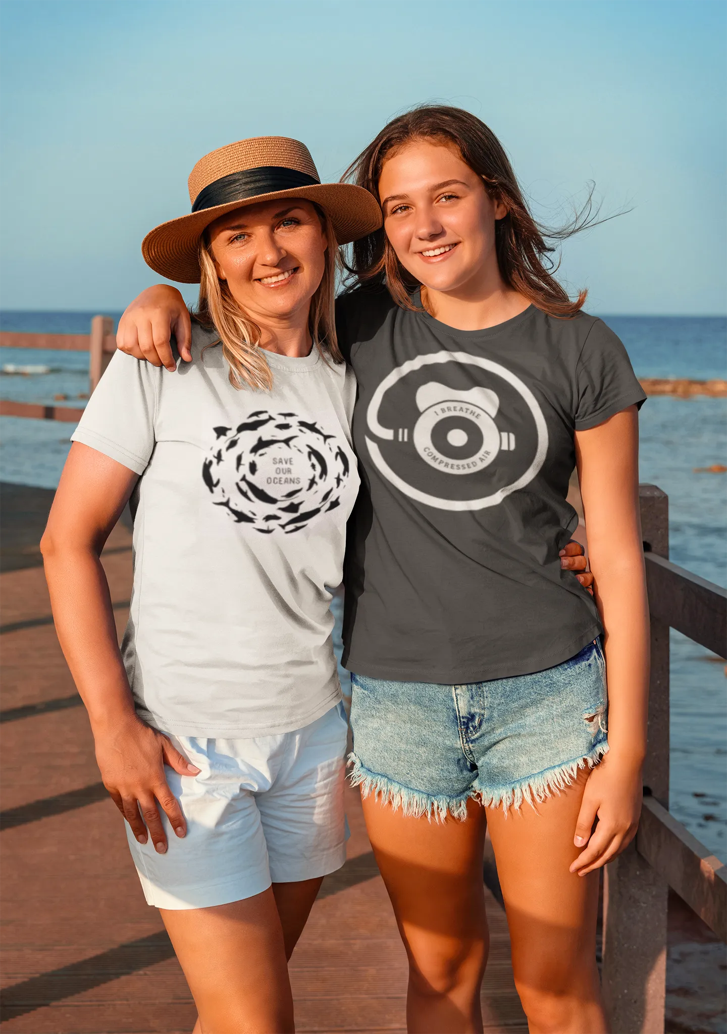 Scuba diving T-Shirt for Women | Save Our Oceans