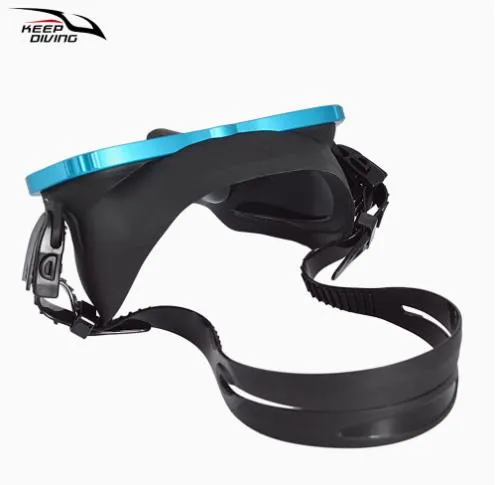 Scuba Free Diving Snorkeling Wide View Plano Lenses Anti-Fog Mask Aluminum Alloy Adults 8 Colours DM400