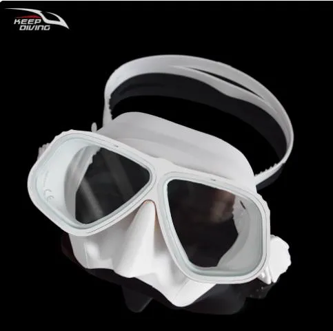 Scuba Free Diving Snorkeling Wide View Plano Lenses Anti-Fog Mask Aluminum Alloy Adults 8 Colours DM400