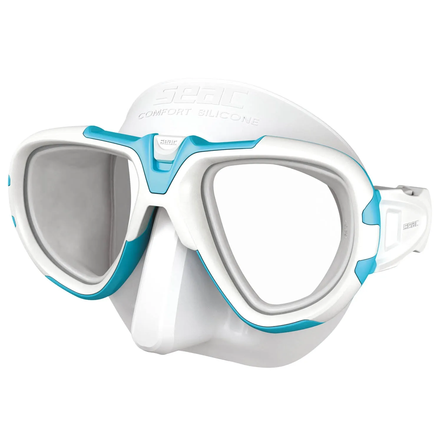 SEAC Fox Dual Lens Spearfishing Freediving Snorkeling Scuba Diving Mask