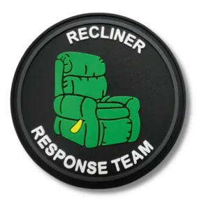 SGT Fire Recliner Response Team PVC Velcro Patch