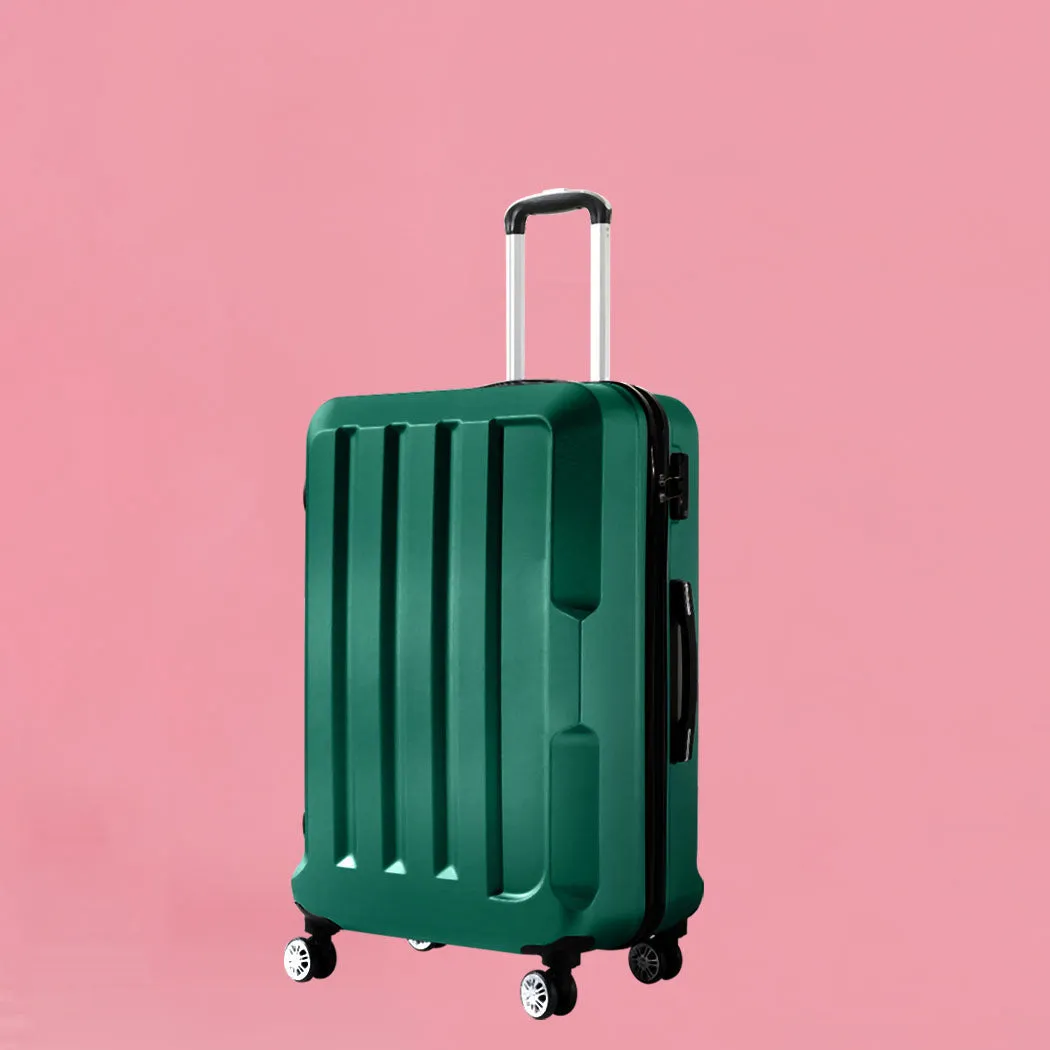 Slimbridge 28" Travel Luggage Check Green 28 inch