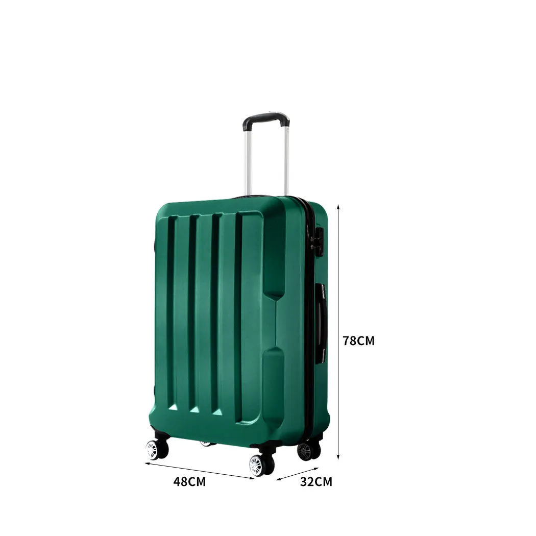 Slimbridge 28" Travel Luggage Check Green 28 inch