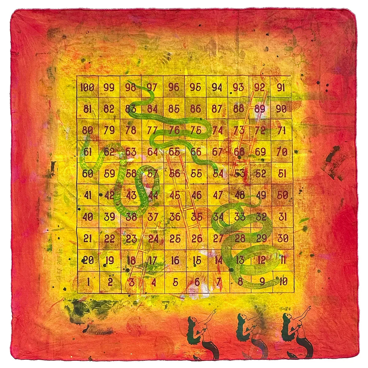 Snake And Ladders Furoshiki