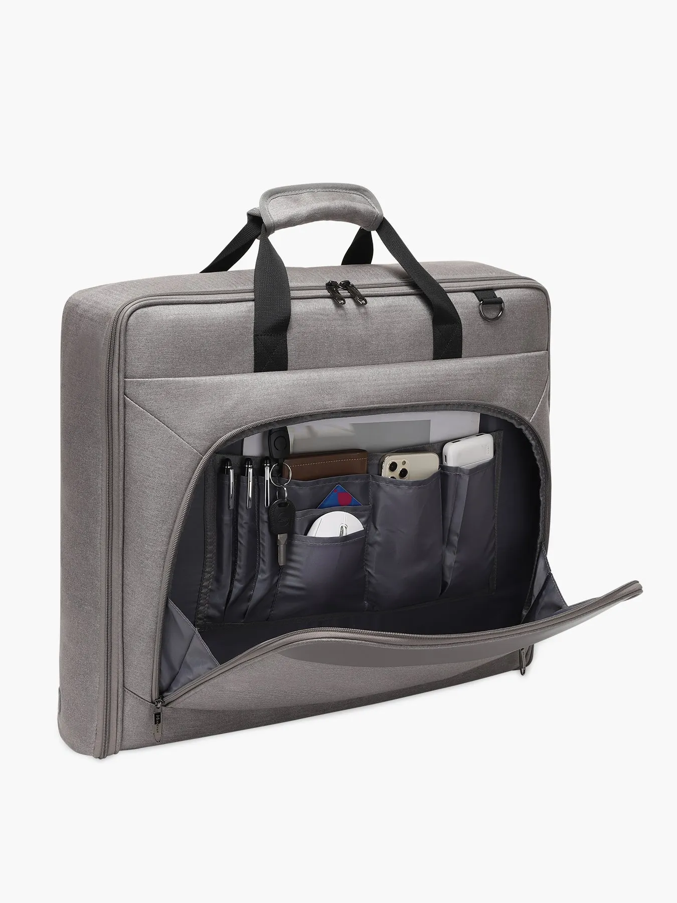 Square Business Garment Travel Bag 2 in 1 Handing Luggage