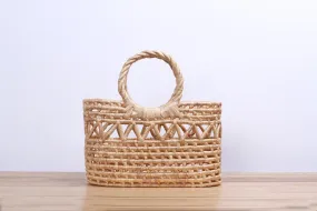 Straw handbag ( M )