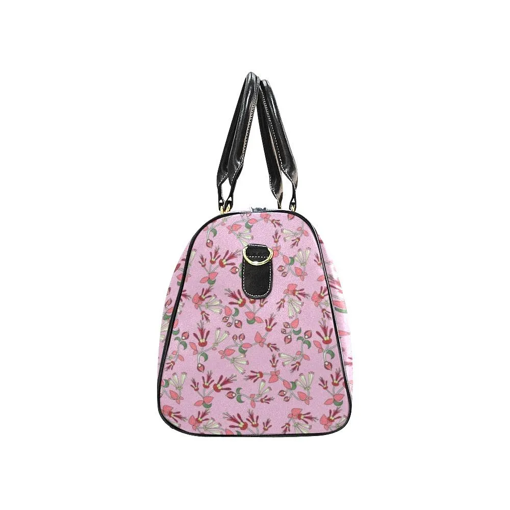 Strawberry Floral Waterproof Travel Bag