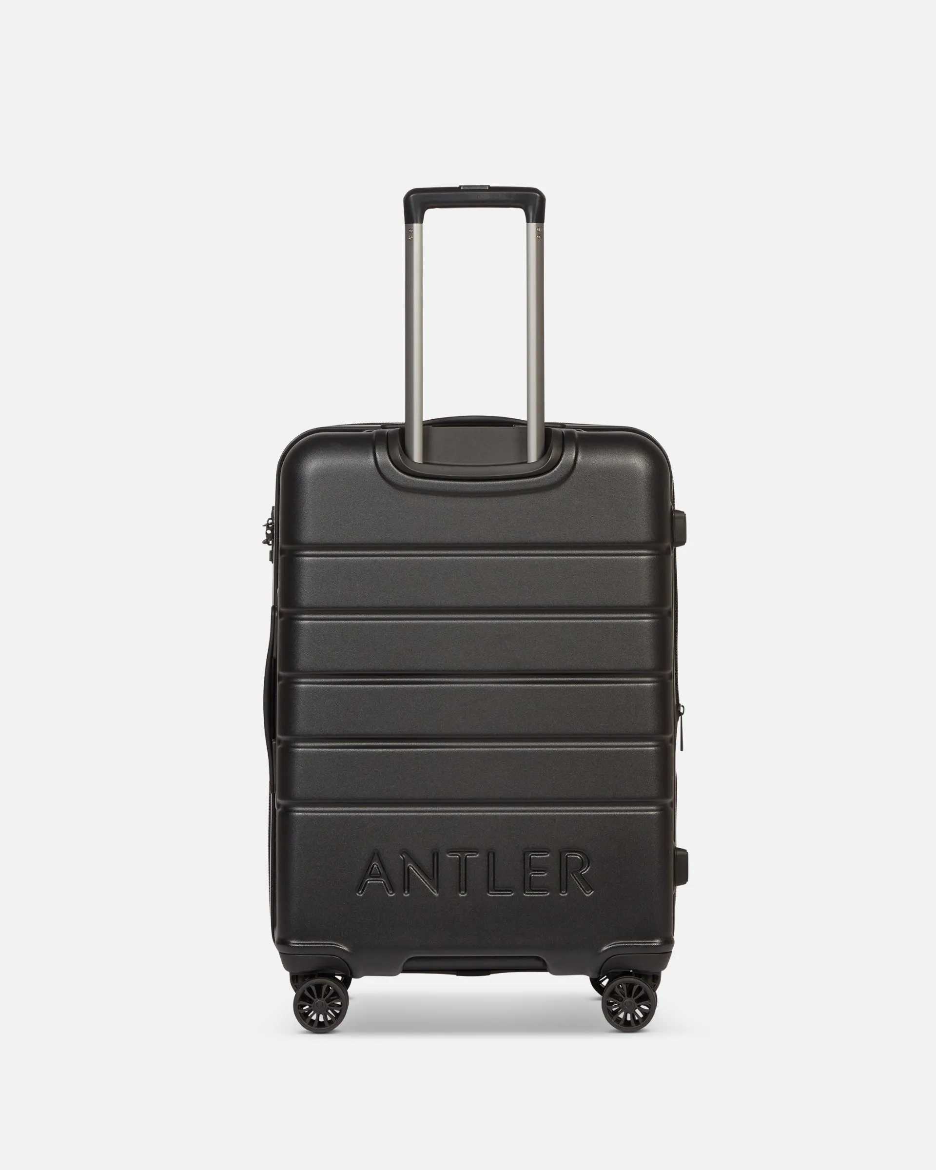 Suitcase Set in Black - Logo