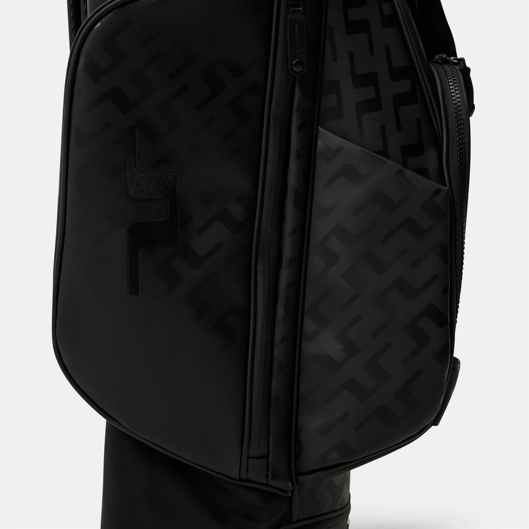 Sunday Stand Print Golf Bag Black - AW24