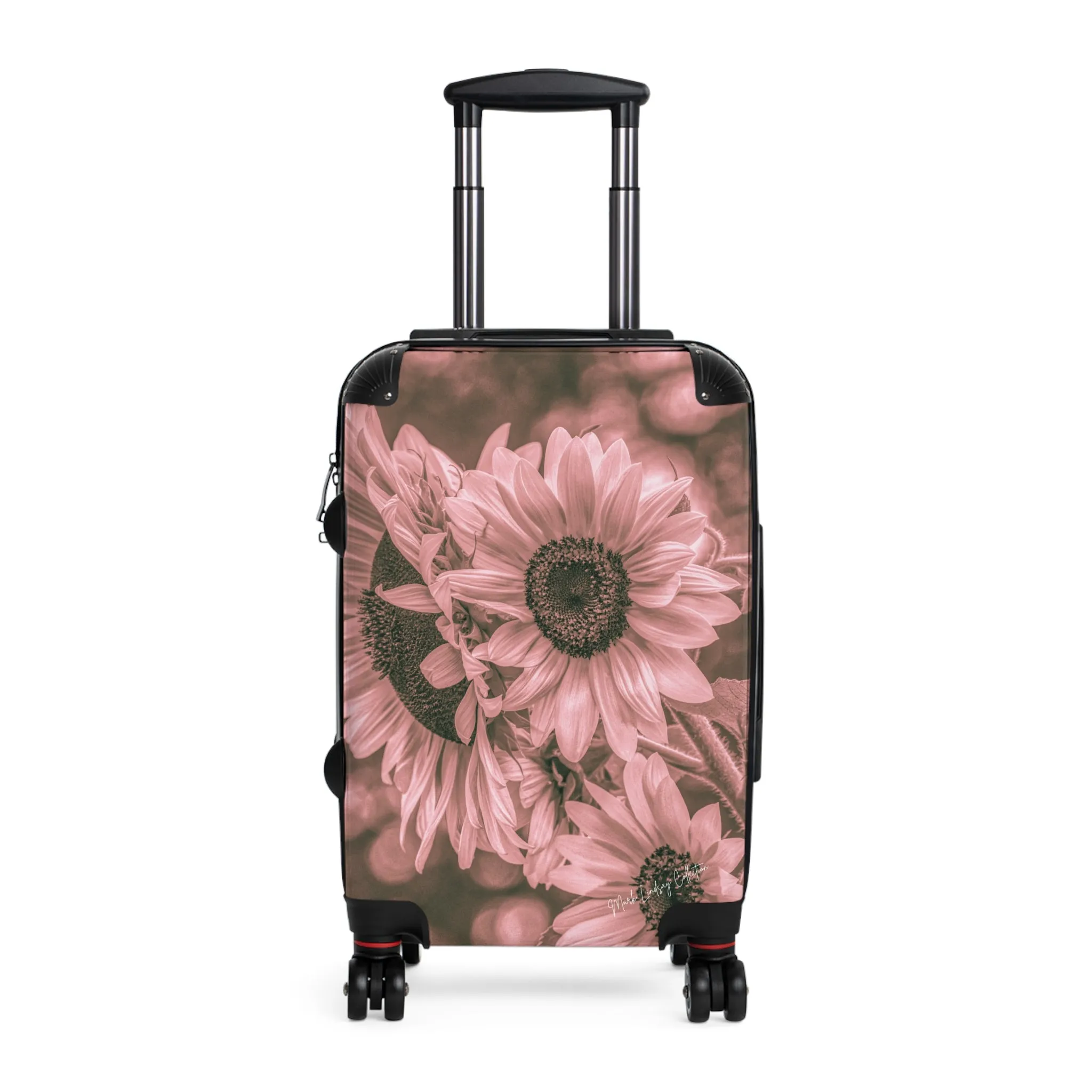 Sunflower Dreamy Pink Custom Art Luggage