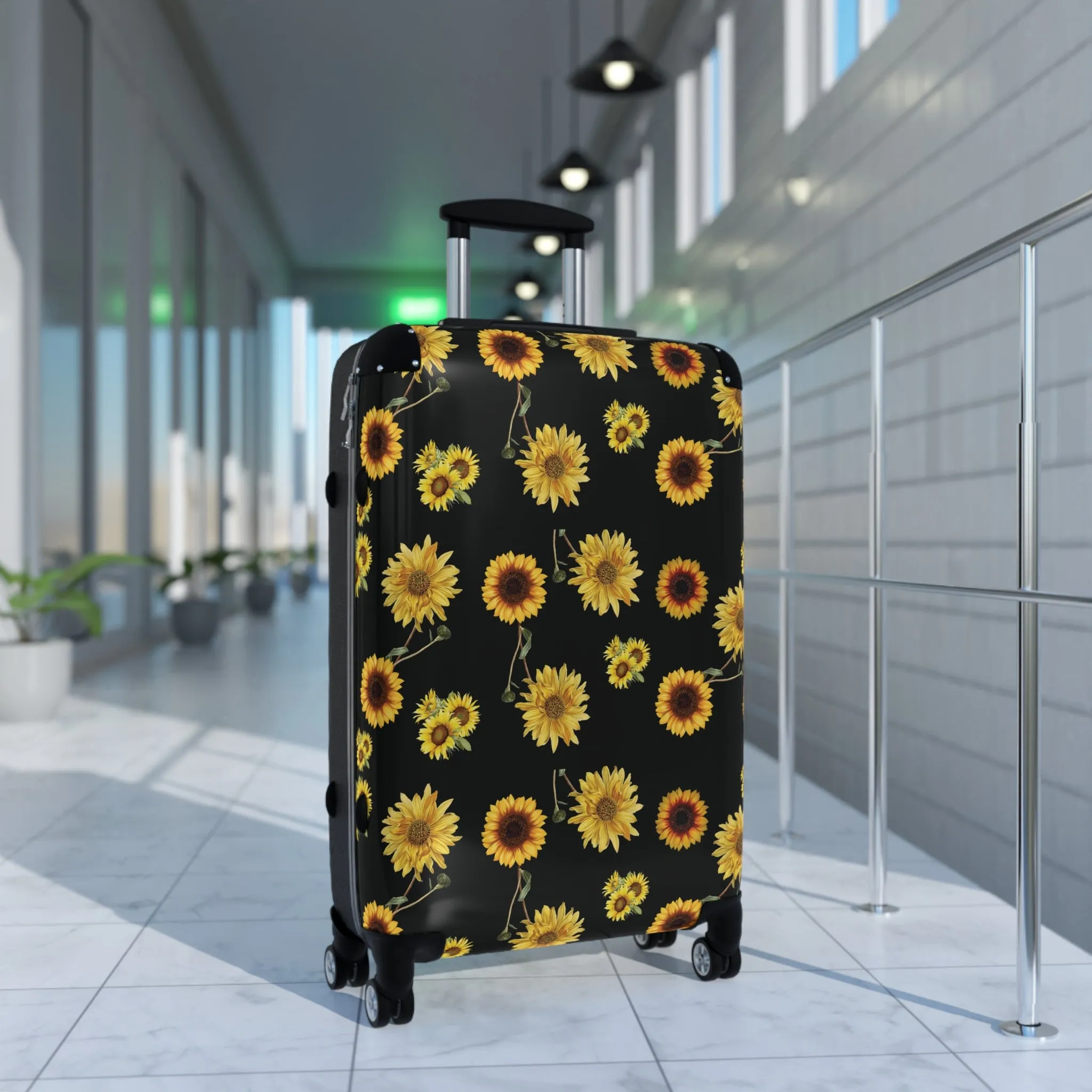 Sunflower Traveler Suitcase