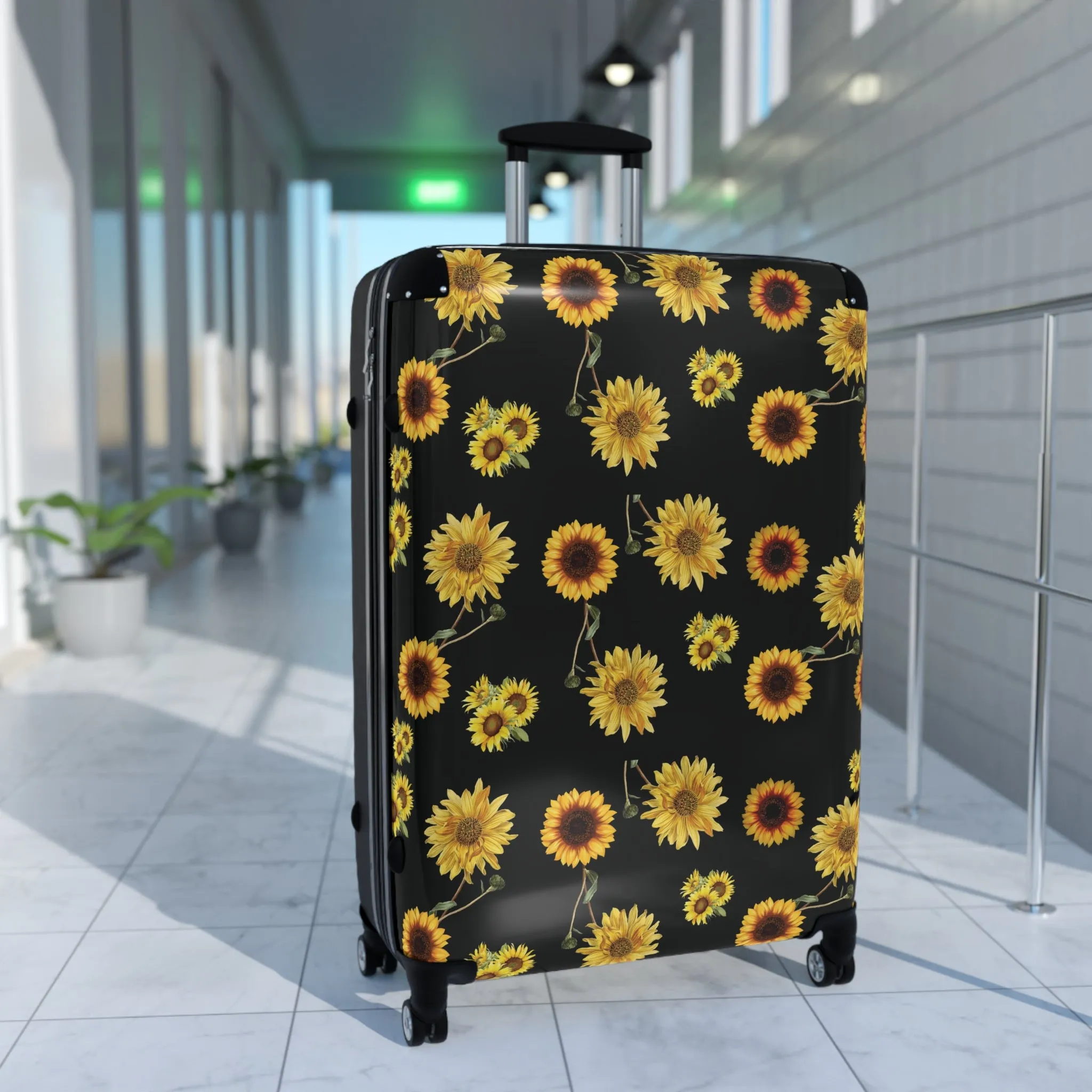 Sunflower Traveler Suitcase