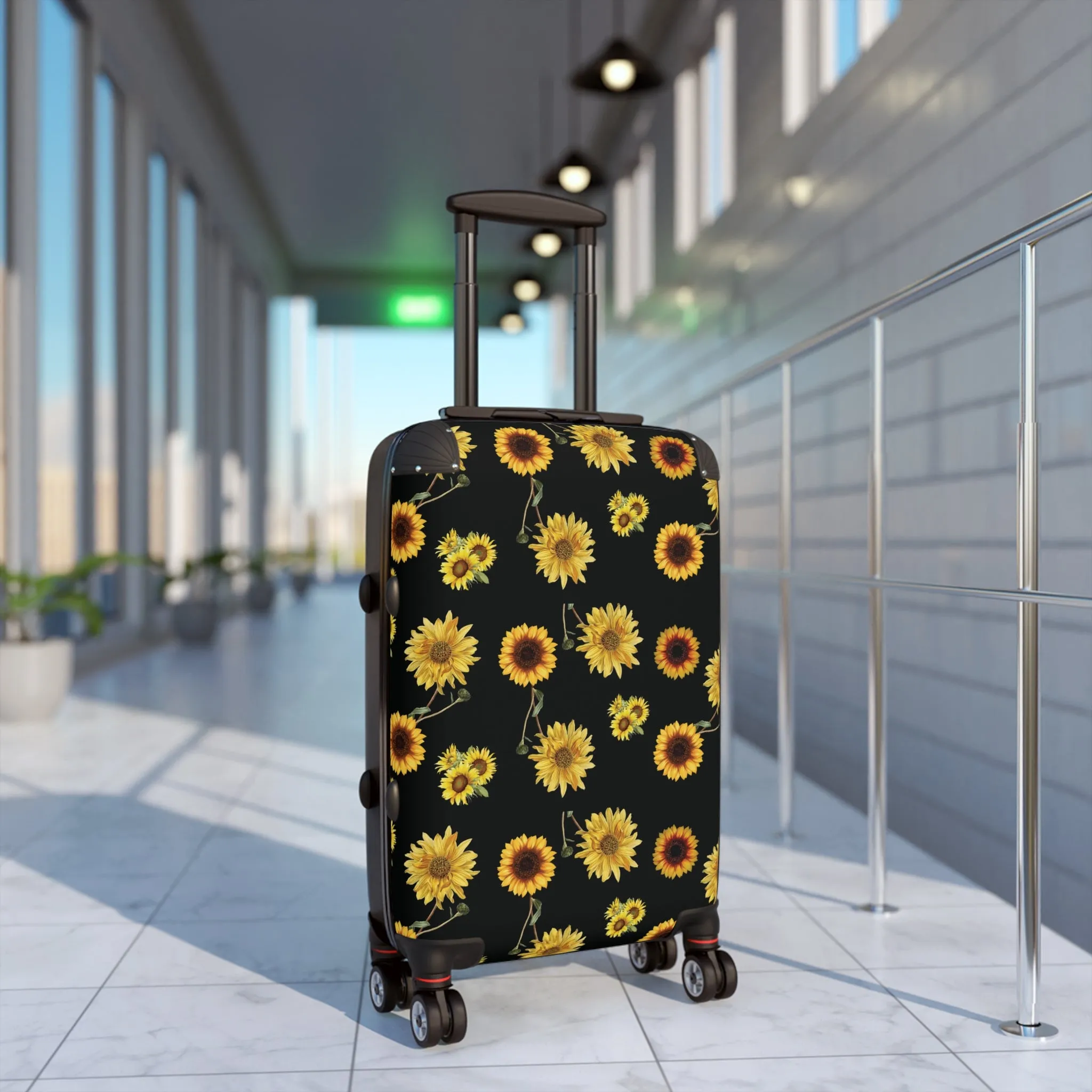 Sunflower Traveler Suitcase