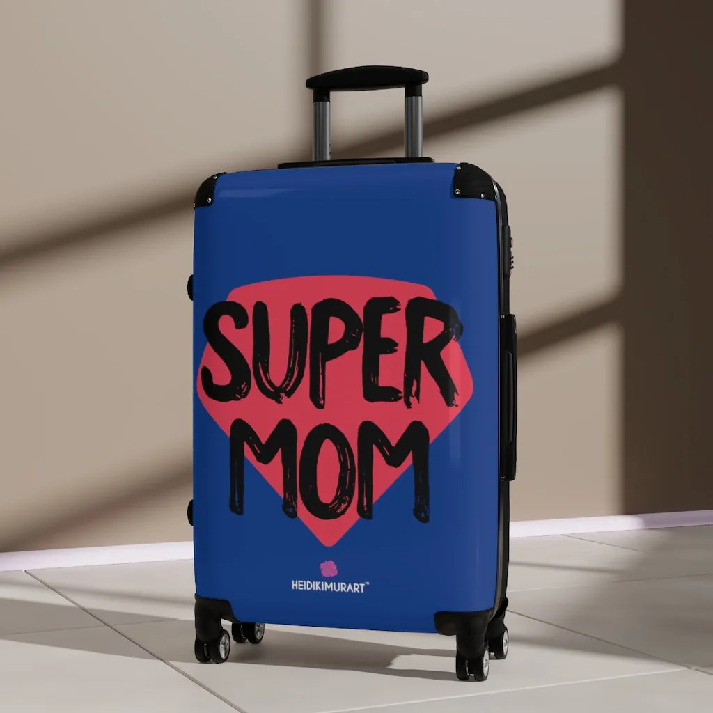 Super Mom's Designer Suitcases, Mom's Day Best Premium Designer Suitcase Luggage (Small, Medium, Large)