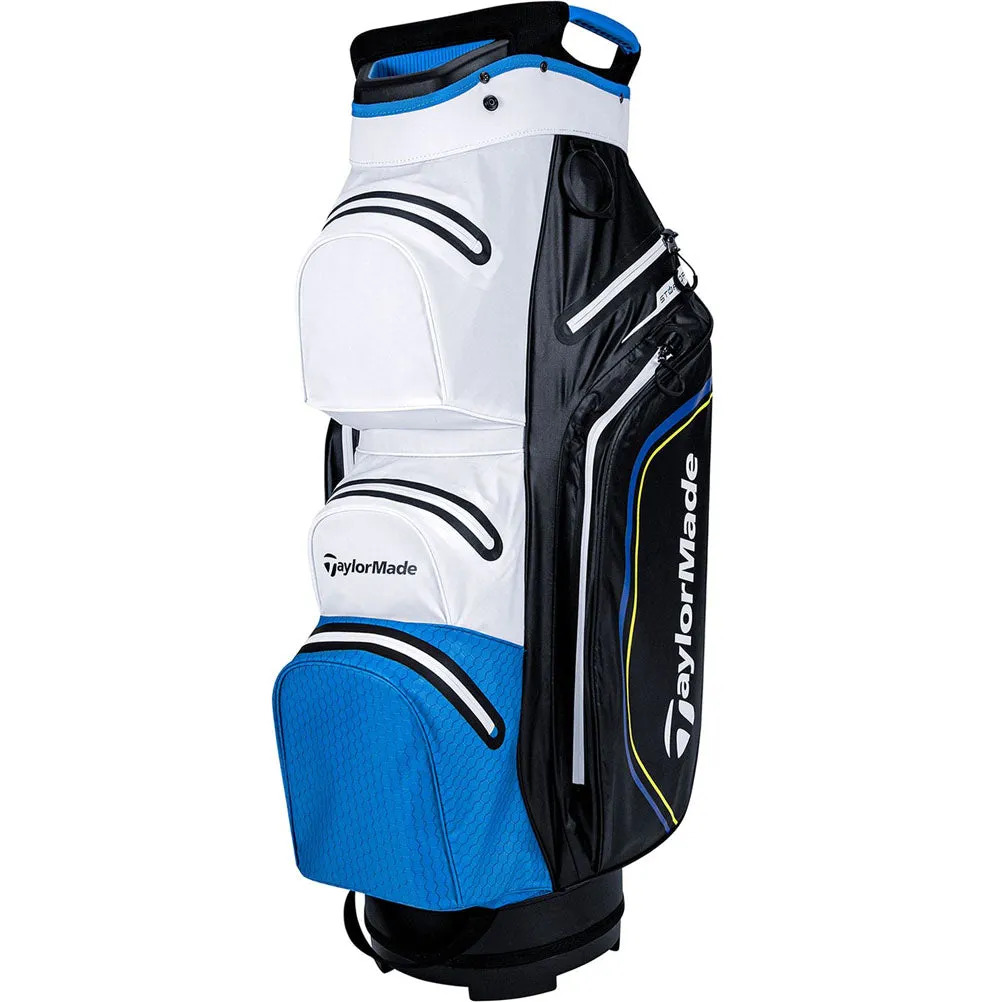 TaylorMade Storm-Dry Waterproof Cart Bag -  Black/White/Blue