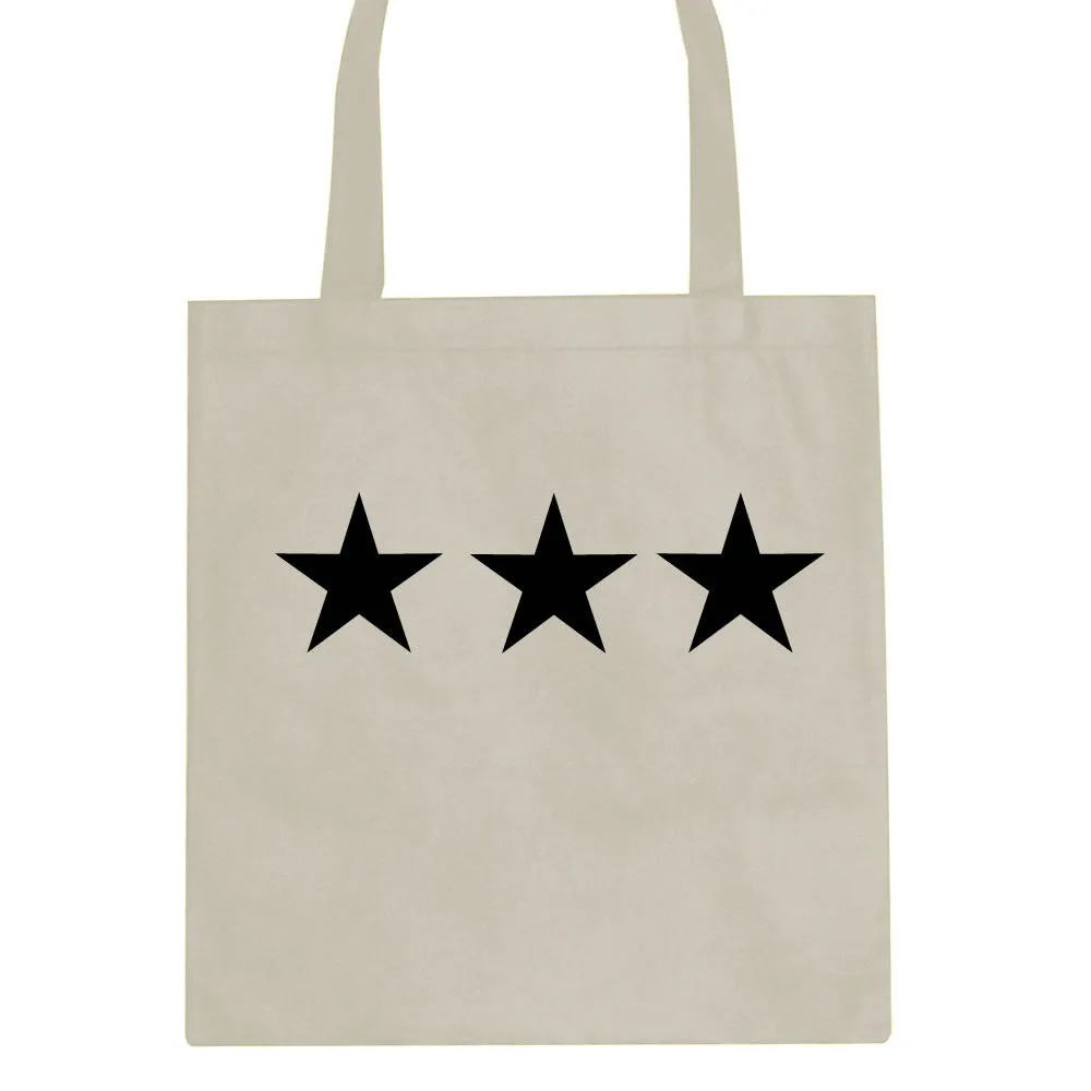 Three Stars Goth Style Tote Bag