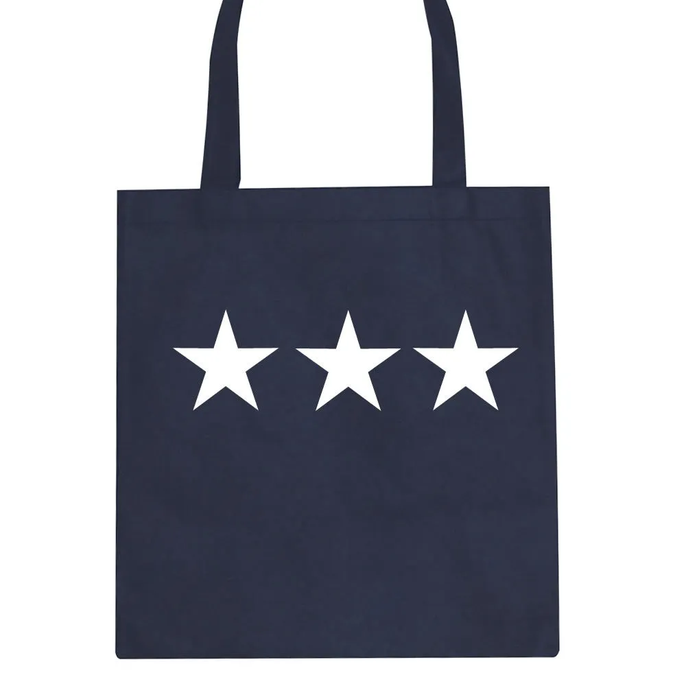 Three Stars Goth Style Tote Bag