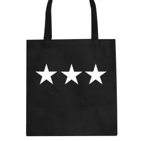 Three Stars Goth Style Tote Bag