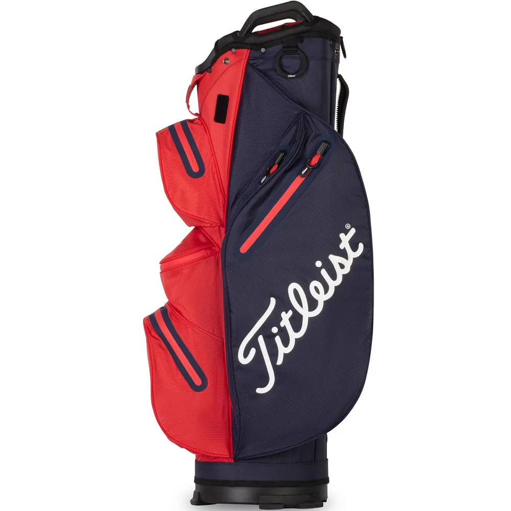 Titleist StaDry Cart 14 Waterproof Cart Bag - Navy/Red