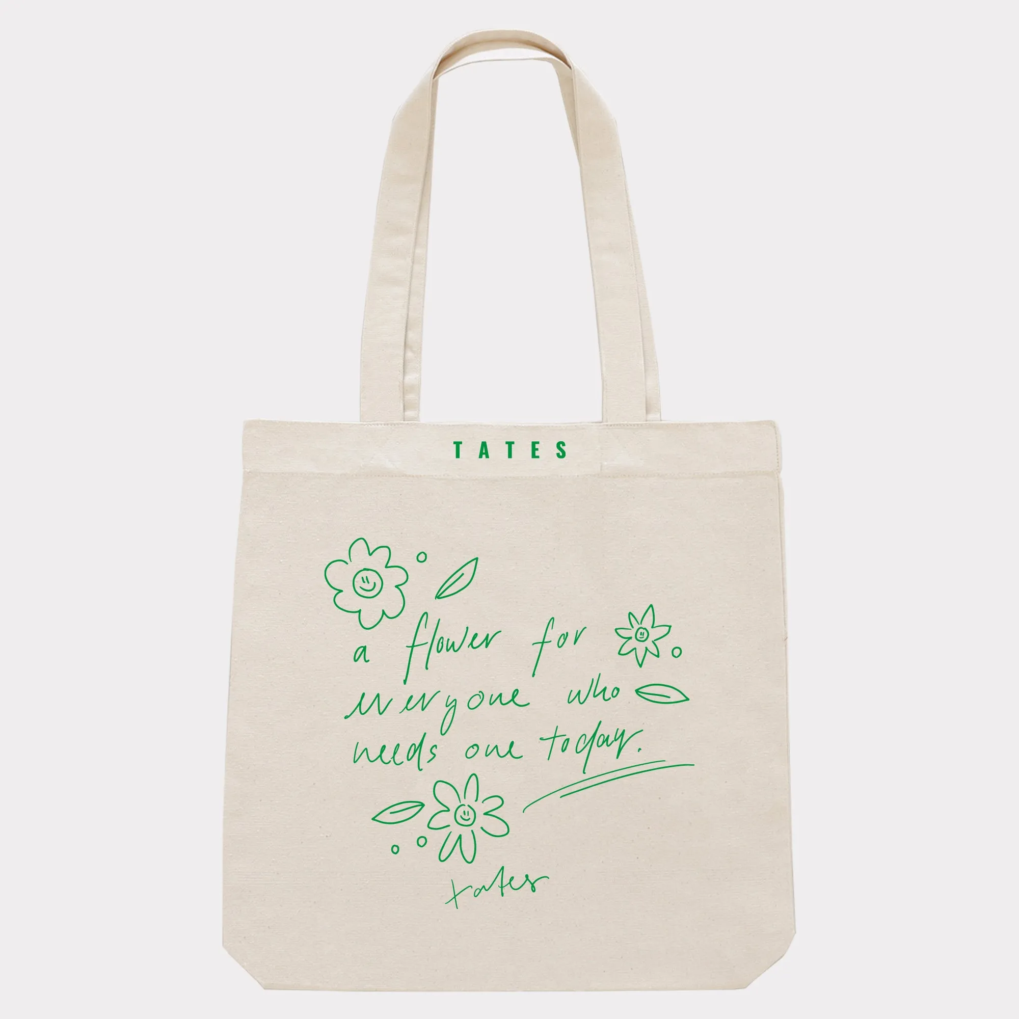 Tote bag mit "a flower" Motiv