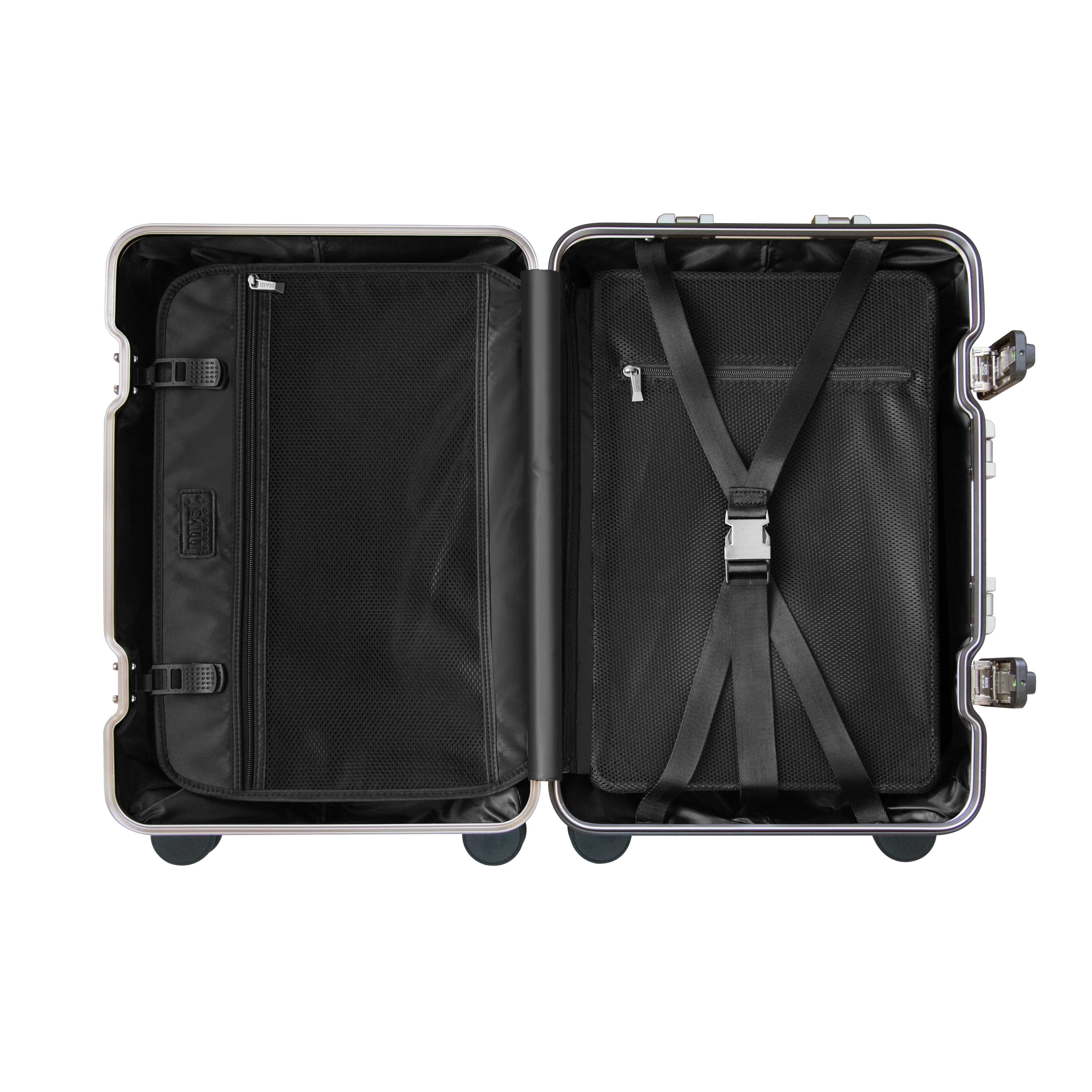 TREK Aluminum Suitcase Champagne