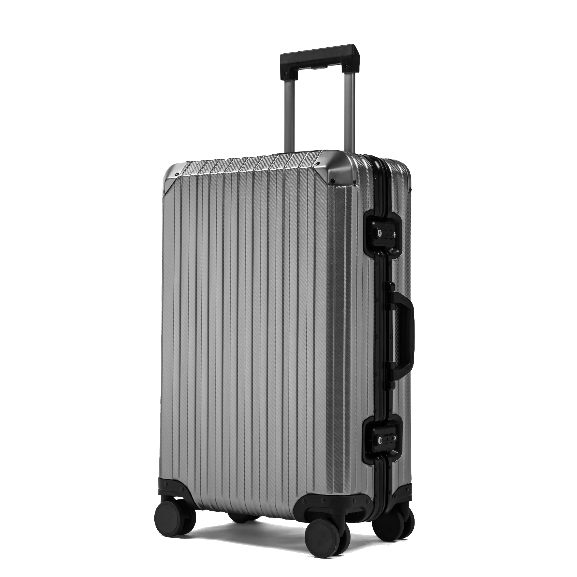 TREK Aluminum Suitcase Gunmetal