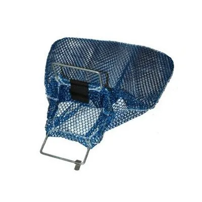 Trident Galvanized Wire Handle Blue Small Mesh Bags