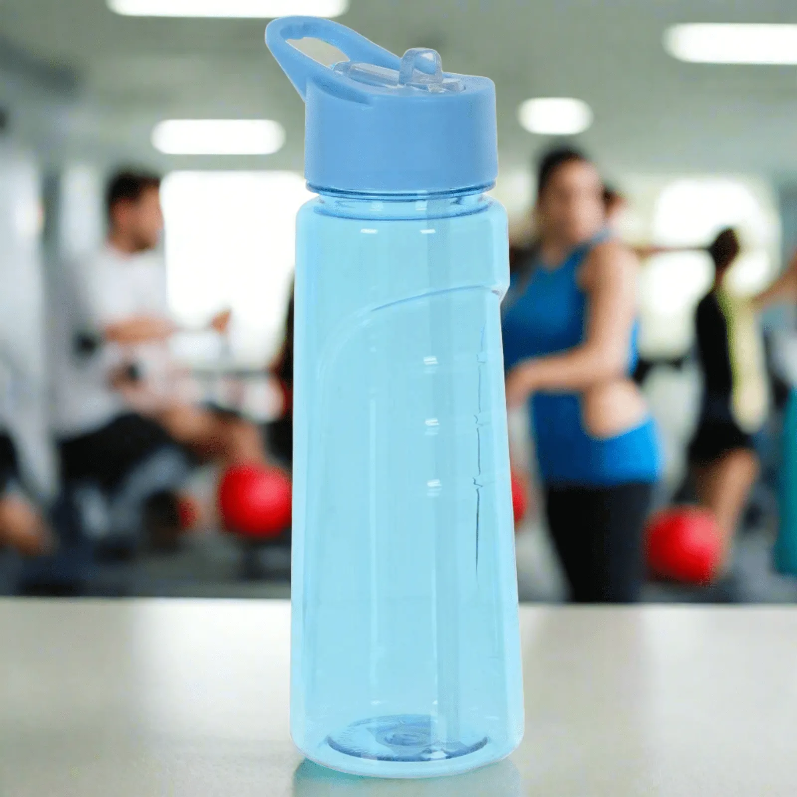 Tritan 750ml Reusable Water Bottle With Flip Spout Gym School