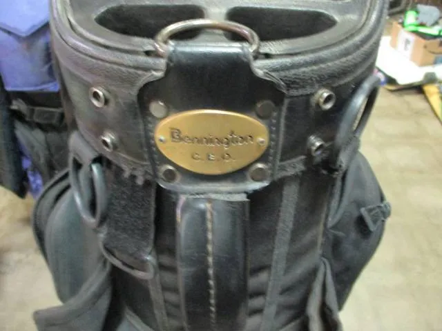 Used Bennington CEO Black Cart Golf Bag