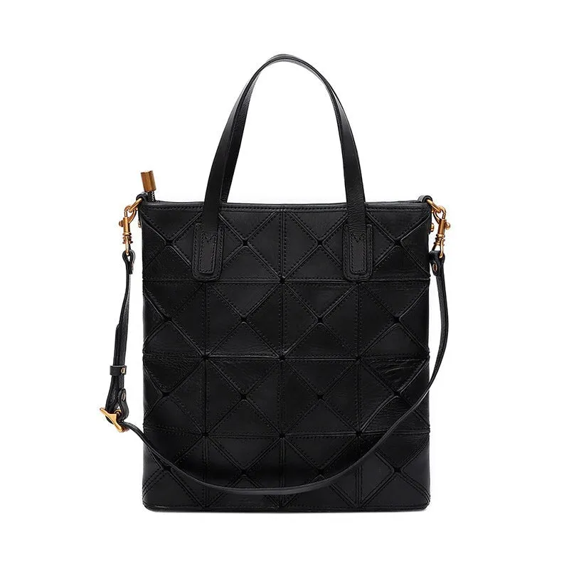 Vintage Multifunctional Cowhide Ladies Tote Bag | Shoulder Bag