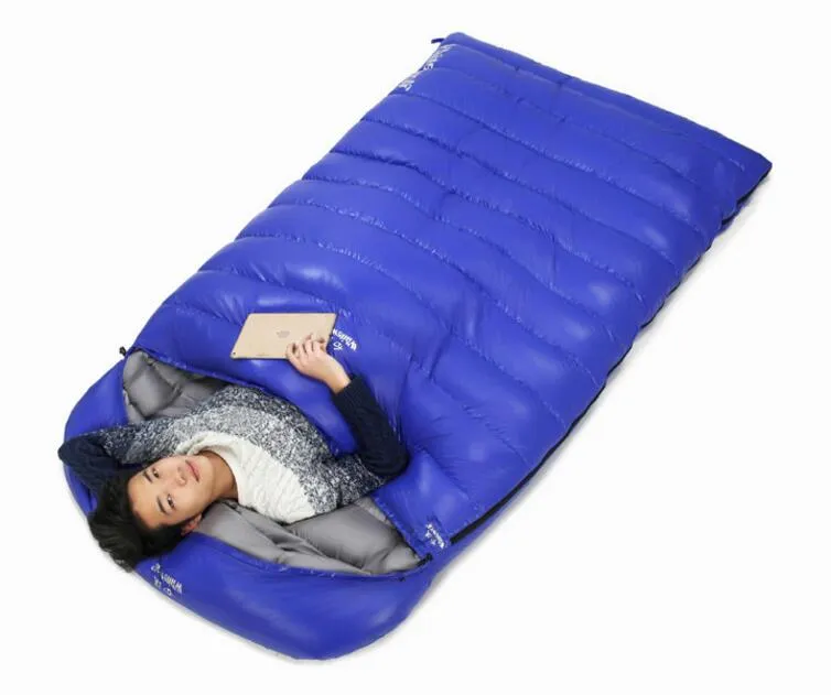 Waterproof Lightweight Envelope Double Down Sleeping Bag