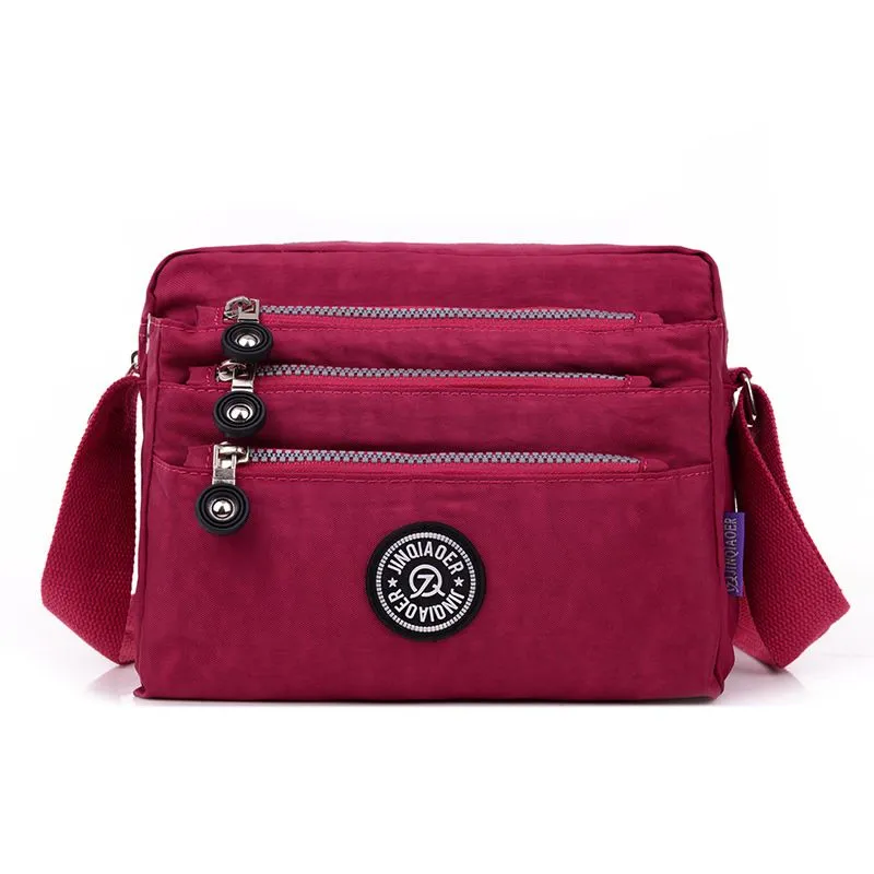 Waterproof Multi-Pocket Casual Crossbody Bag