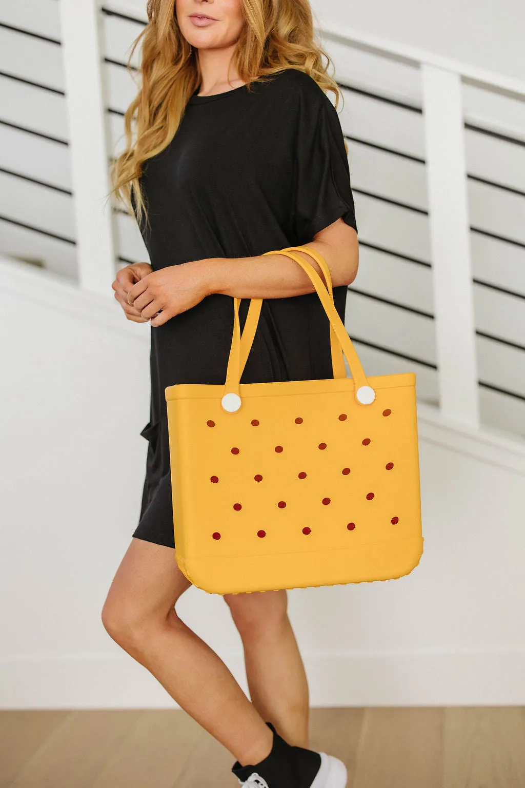 Waterproof Tote Bag in Marigold