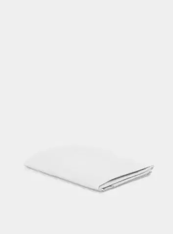 White Tencel Cotton Flat Sheet