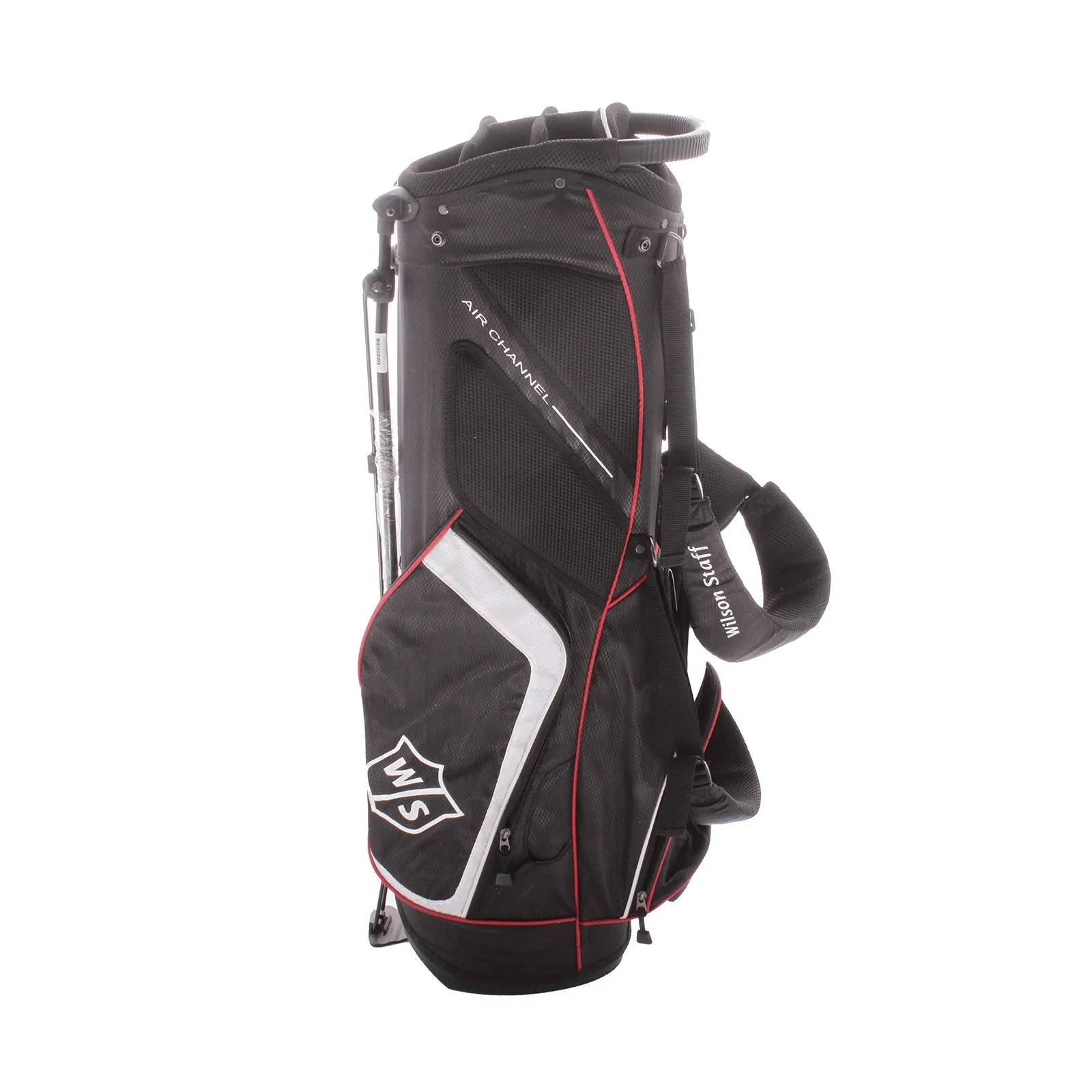 Wilson Second Hand Stand Bag - Black/White/Red