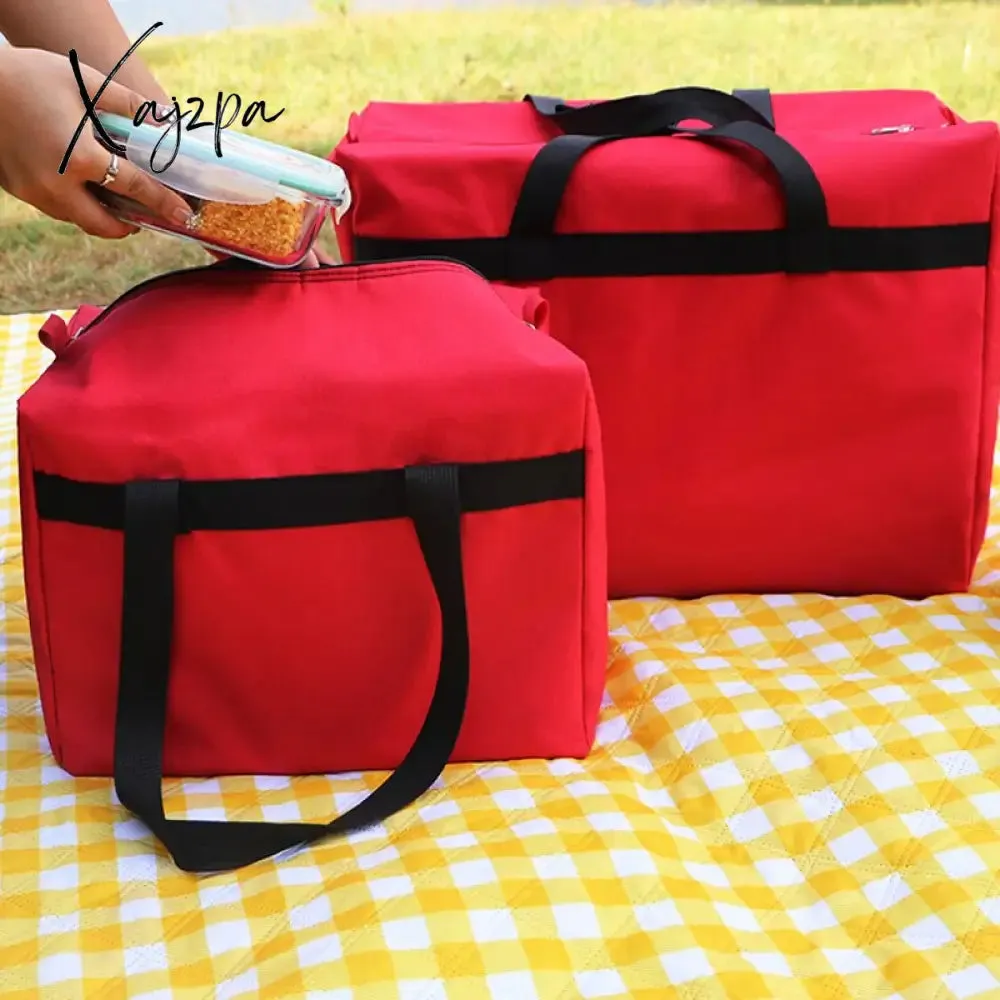 Xajzpa - 20L/50L Insulated Bag Oxford Thermal Picnic Outdoor Portable Container Package Car Insulation Box Foldable Food Cooler Bags