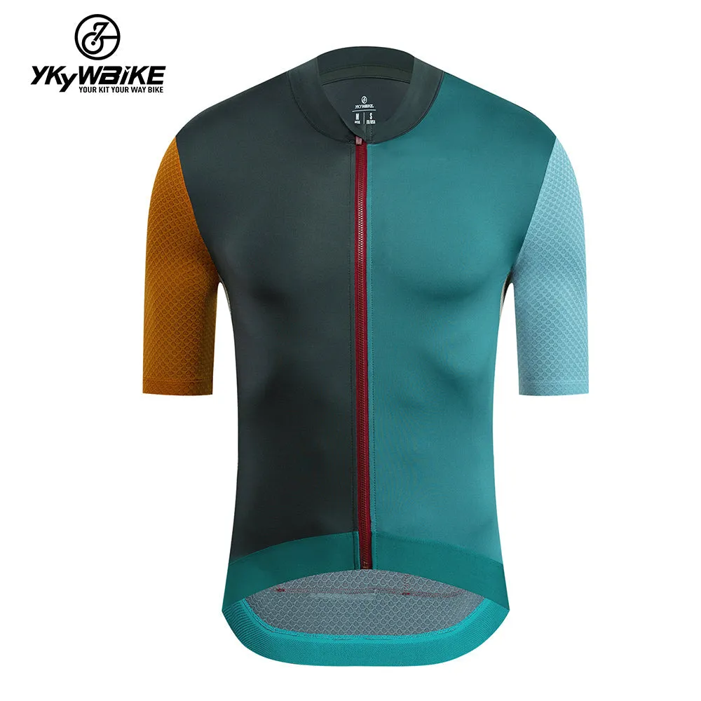 YKYW 2024 Men's New Cycling Jersey Moisture Wicking Quick Dry Multiple Color Combinations Colorblocking 2