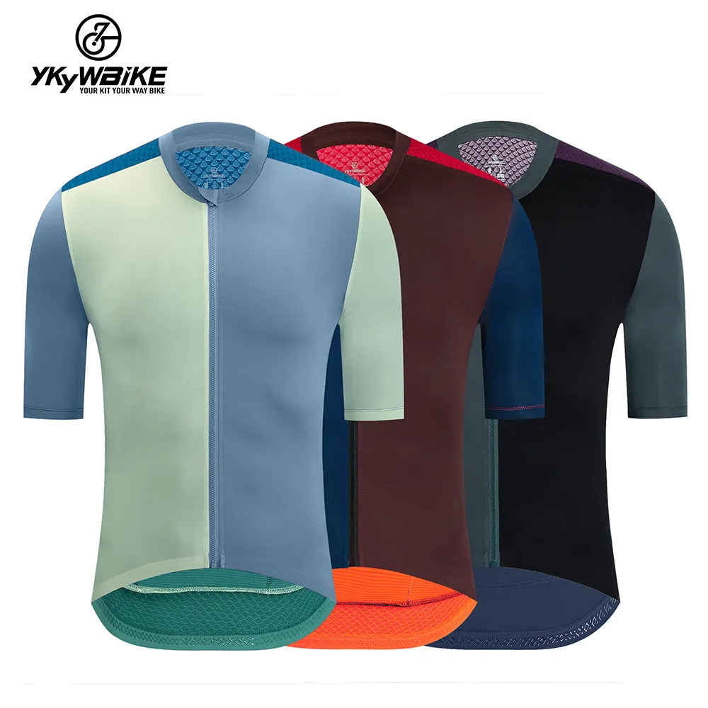 YKYW 2024 Men's New Cycling Jersey Moisture Wicking Quick Dry Multiple Color Combinations Colorblocking 2