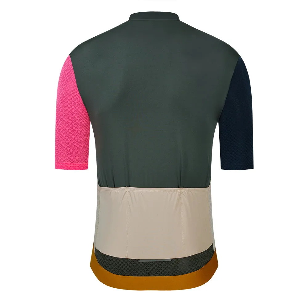 YKYW 2024 Men's New Cycling Jersey Moisture Wicking Quick Dry Multiple Color Combinations Colorblocking 2