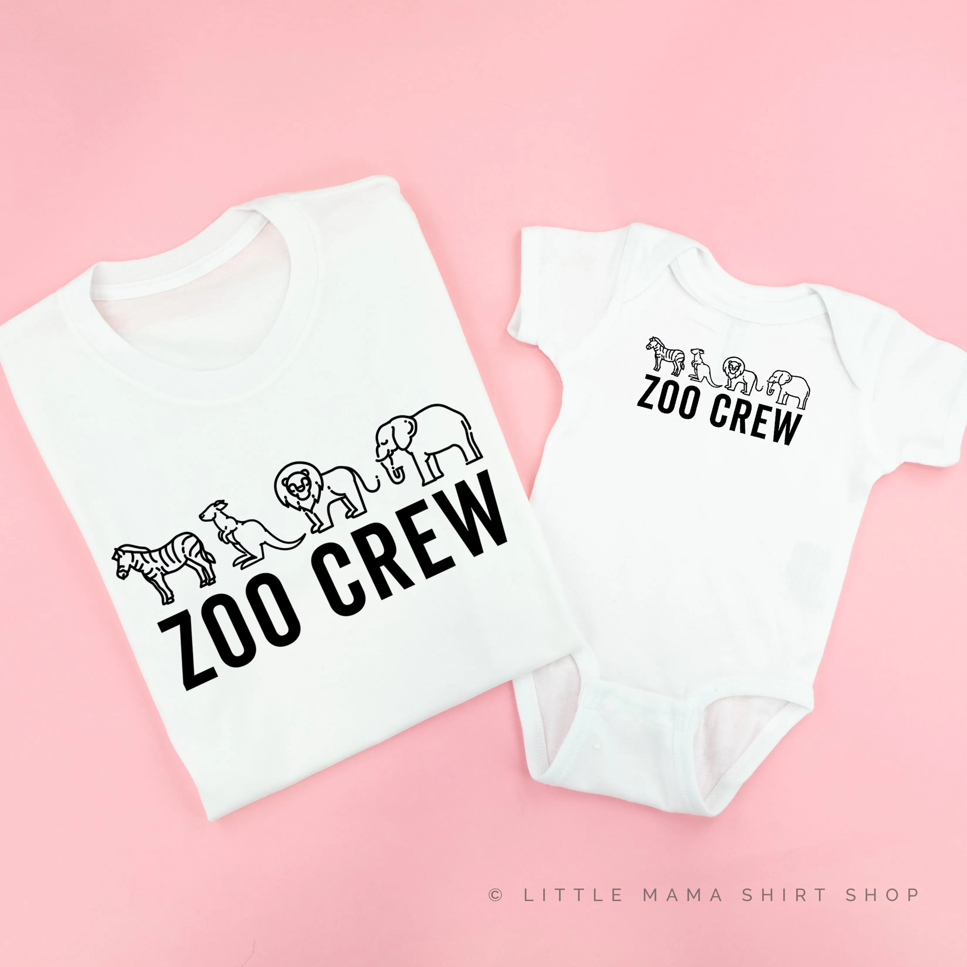 ZOO CREW - Set of 2 Matching Shirts